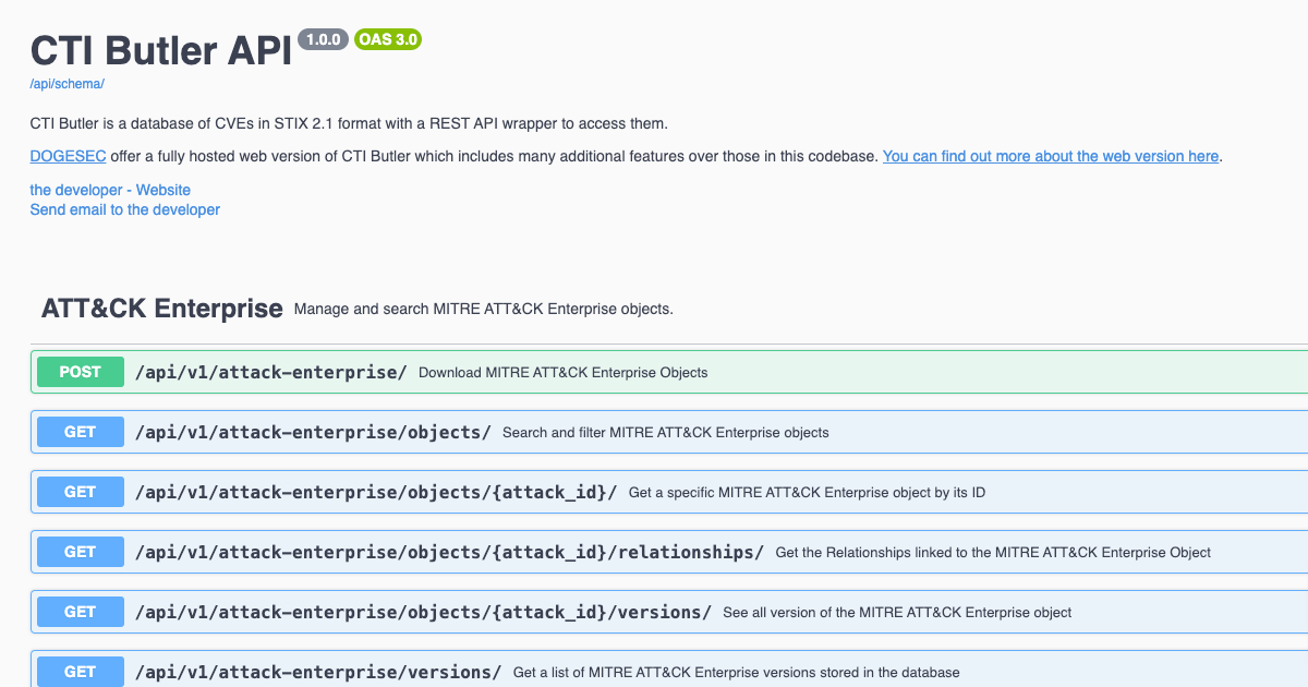 We Built a MITRE ATT&CK API