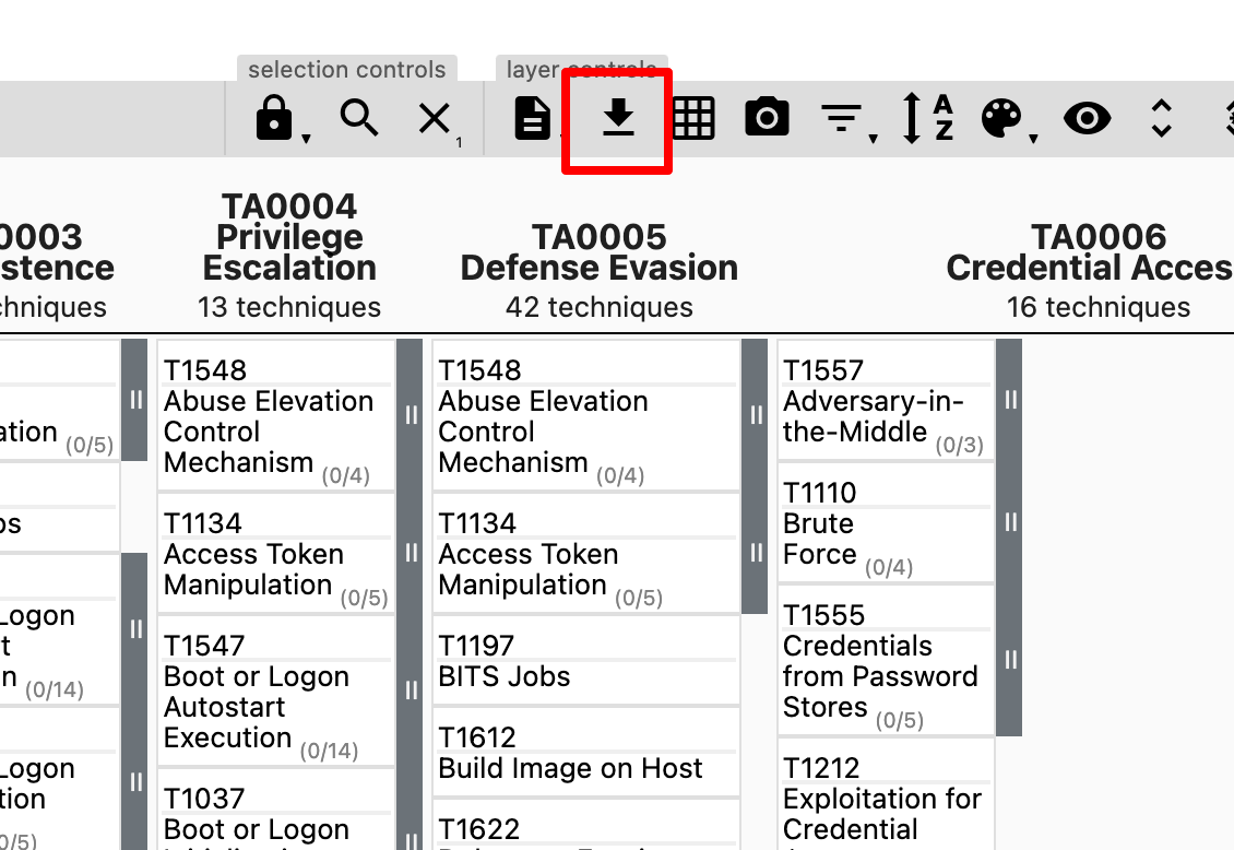 Navigator export layer