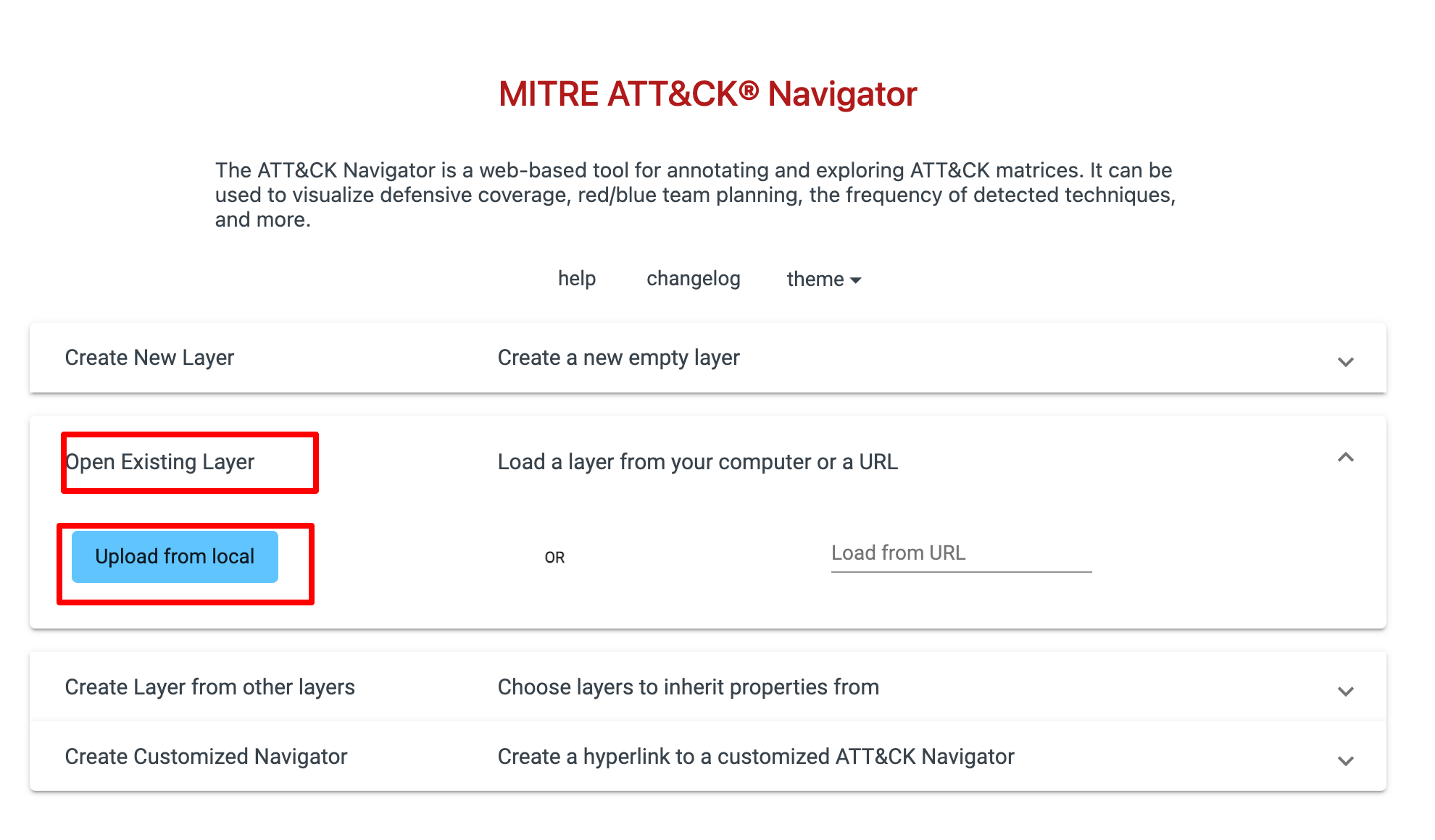 Navigator import layer